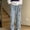(Fashion 2)Blue, variant on Aimik Fashion Women's Solid-Color Denim Pants Women's Loose-Fit Summer Casual Work Pants with Buttons and Zipper