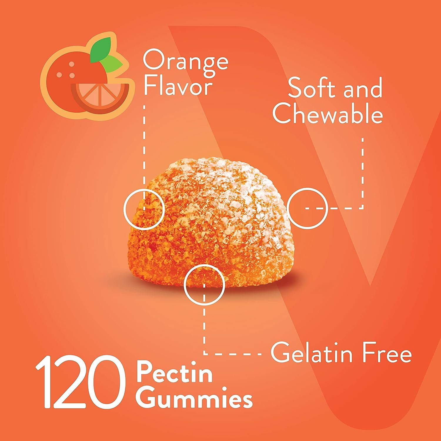 VITEEY Vitamin C Gummies with Zinc and Echinacea, Immune Support Gummies, Orange Flavor, 60 Count, 2 Pack