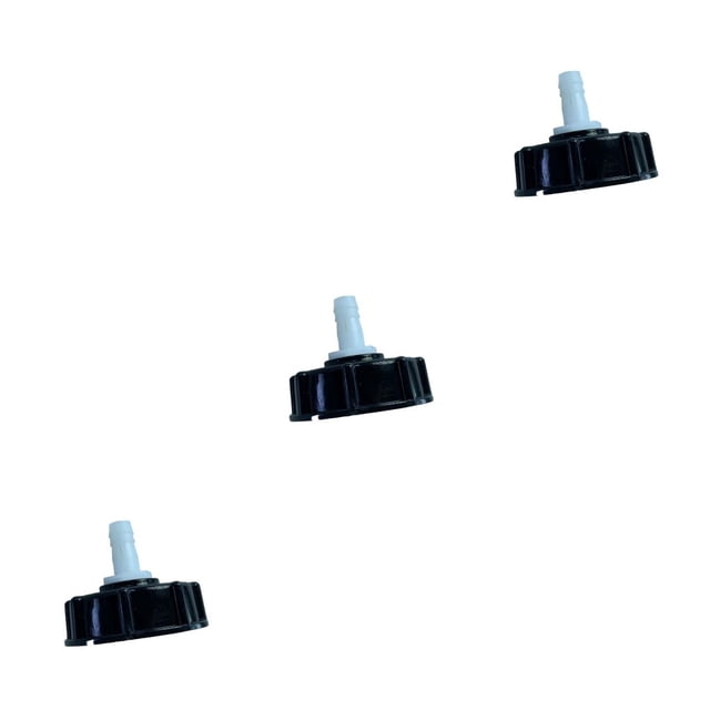 Kenally Adaptador de manguera de contenedor IBC barriles domésticos S60x6 tubo de rosca convertidor de cobre de plástico conector de conversión de Type1 NO1 Kenally CBP495638