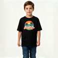 thumbnail image 2 of Boys Graphic T-Shirt San Diego Beach Sunset Retro Summer Kids Tees 100% Cotton Short Sleeve Tops Ages 4-13Y, 2 of 4