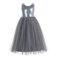 thumbnail image 2 of Ekidsbridal Girl Flower Girl Dresses - A-line Sequins Straps with Pre-tied Bow 177-A (Size: 2-12), 2 of 3