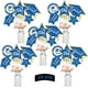 thumbnail image 2 of Decoraciones de graduación azules y doradas Set de 24 Clase de 2022 Decoración de mesa Con party greeting party greeting, 2 of 2