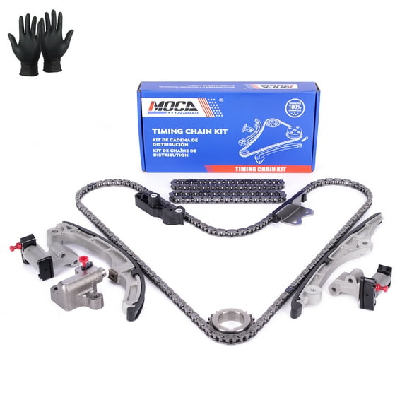 MOCA AUTOPARTS Timing Chain Kit Fit for 07-12 Ford Edge Taurus Flex Lincoln Mazda CX-9 3.5L 3.7L