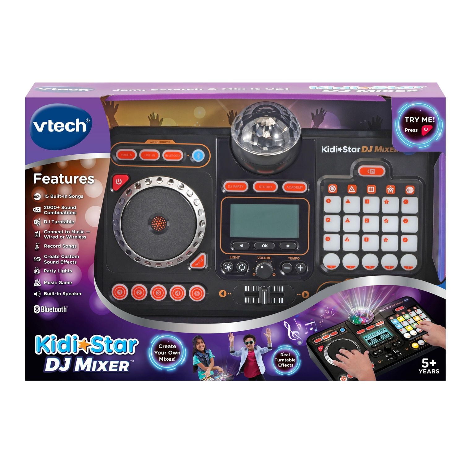 DJ機材 Kidi+Star DJ Mixer VTech Kidi Star DJ Mixer - English Version - Walmart.ca
