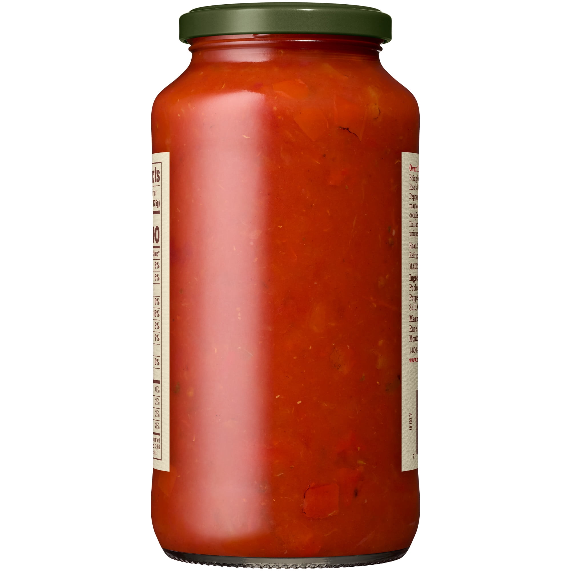 (3 pack) Rao's Homemade Roasted Red Pepper Sauce Made with Italian Tomatoes, 24 oz