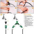 thumbnail image 3 of Drip Irrigation Kit, 40M/130FT Garden Watering Automatic System - Micro DIY Irrigation Tubing Kits, Blank Distribution Hose Atomizing Nozzles Drippers for Plants Flower Bed, Patio, Lawn, 3 of 7