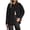 Black, variant on Women's Oversized Denim Shacket Button Down Long Sleeve Chest Pockets Trendy Black M
