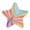 Colorful Rainbow Butterfly, variant on Star Shape LED Night Light with Auto Sensor Plug in Nightlights for Home Decor Hedgehog Playing The Violin