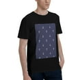 thumbnail image 2 of Bingfone Anchor Heart Blue Men'S Loose Fit Short-Sleeve Pocket T-Shirt, 2 of 7