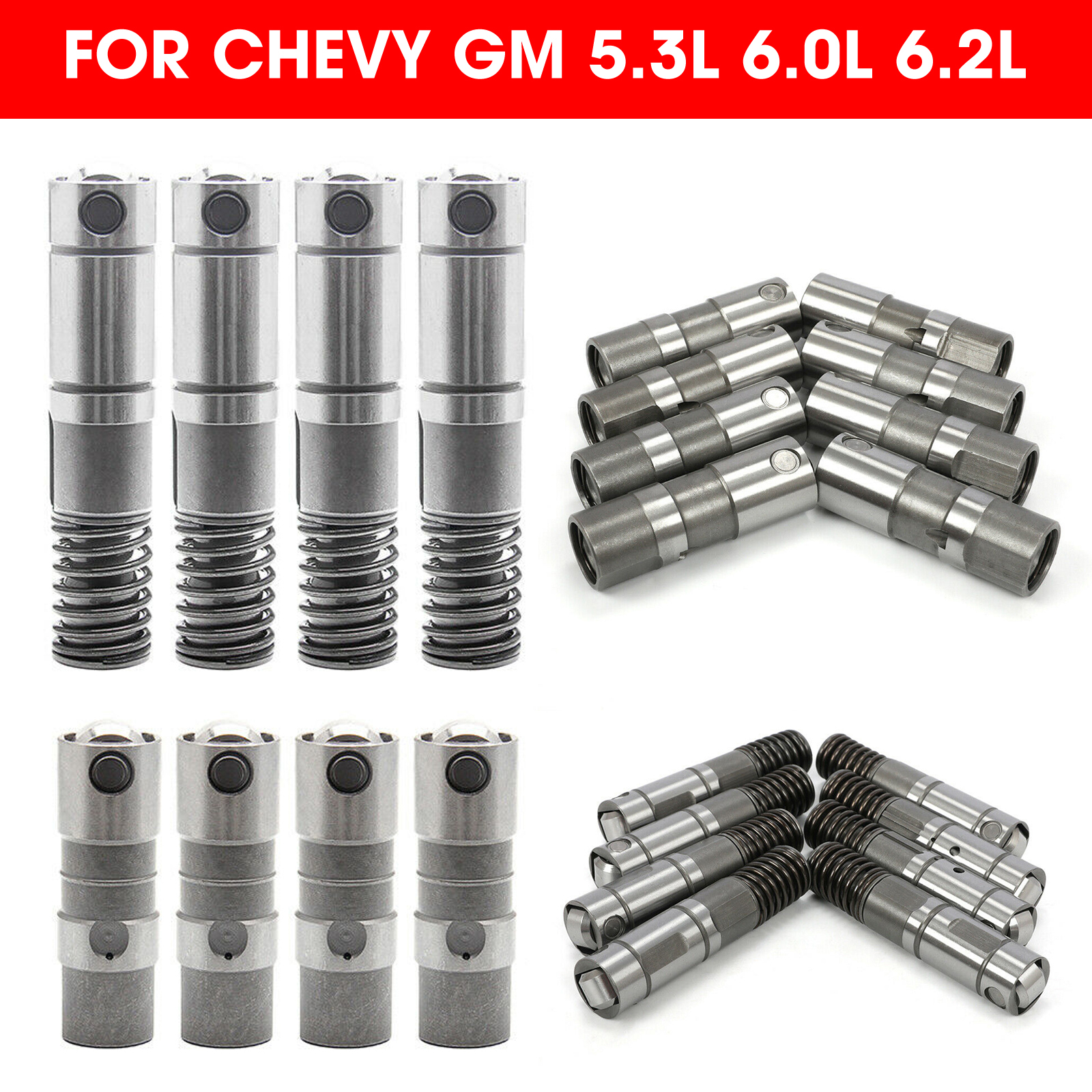 SIGuang Set of 8 AFM Lifters plus 8 Roller Lifters for 19992016 Chevy