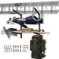 thumbnail image 1 of Venom Wall Mount Tool Rack Garage Organizers and Storage, Lumber Storage Rack, 3 Level Utility Racks, Heavy Duty Shelving, Ladder Storage, Wood Storage Shelf, Holds Up To 240lbs, 1 of 9