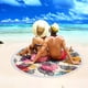 thumbnail image 4 of Xihbxyly Toalla de Playa Redonda de Microfibra, Súper Suave y Ligera, de Secado Rápido, Multiusos, Ideal para Yoga, Piscina y Picnic, 152 Cm., 4 of 7