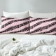 YST Pink Leopard Bed Sets Pastel Cheetah Print Duvet Cover, Geometric