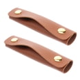 thumbnail image 4 of 2 Pcs Poignée de Sac à Bagages Housse de Protection en Cuir PU, 4 of 8