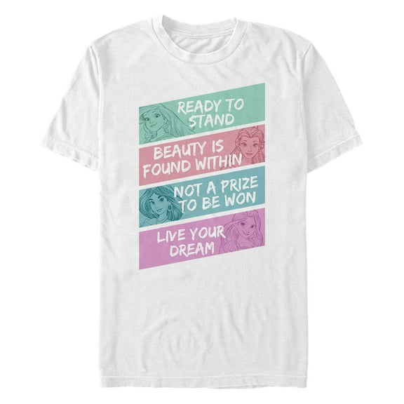 Men's Disney Princess Motto  Graphic T-Shirt