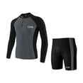 thumbnail image 4 of Traje de neopreno para hombre, traje de buceo, parte superior e inferior para natación, buceo y snorkel. XXXL, 4 of 8