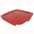 thumbnail image 2 of Pyrex C-222-PC Square Poppy Red Easy Grab Plastic Replacement Lid, 2 of 2
