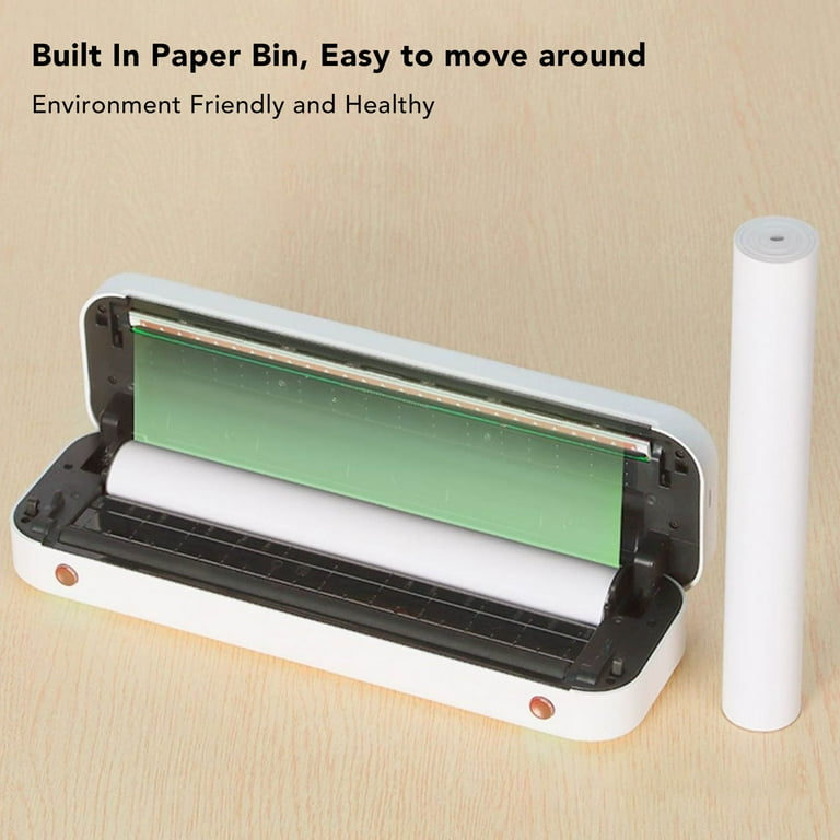 Impressora Térmica® - Portable Printer A4 - Mini Printer - 304 DPI Draadloze Printer Mobiele Fotoprinter Pocket Printer Kantoor School Draagbare Printer A4 Printer Inclusief Een R