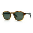 thumbnail image 4 of Gentlemanly Keyhole Bridge Thin Horn Rim Hipster Fashion Sunglasses Tortoise Green - Green, 4 of 8