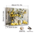 thumbnail image 2 of Framed, Printed Rustic Lemon Still Life Fresh Framed Canvas Wall Art, Perfect for Kitchen and Dining Room Decor, Ready to Hang, Ideal Room Decoration., 2 of 10