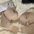 thumbnail image 4 of FhsagQ Soutiens-Gorge pour Femmes en Soie Soutien-Gorge Rehausseur Confort Sans Couture pour Grande Taille Sans Armature Soutiens-Gorge Rouges Soutiens-Gorge Noirs Kaki G, 4 of 4