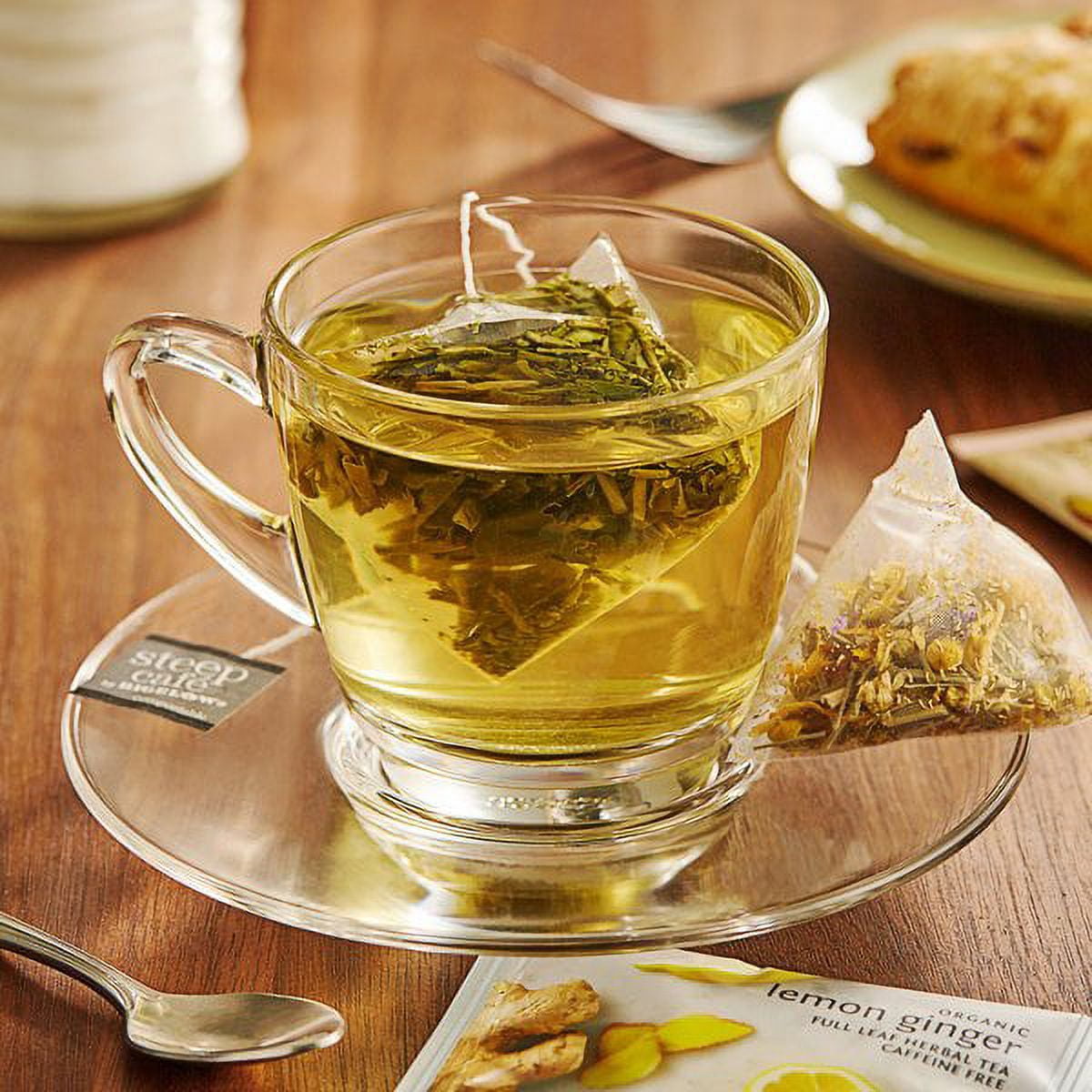 Steep Caf Organic Lemon Ginger Herbal Tea 50 RCB19968