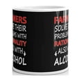 thumbnail image 3 of Farmers Solve Their Problems with Rationality Also with Alcohol Coffee Tea Ceramic Mug Office Work Cup Gift 15 oz, 3 of 3