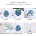 thumbnail image 2 of Silicone Back Scrubber,14.6x3.2In Long Handle Body Brush for Shower,Durable Back Exfoliating Brush,Shower Accessory for Men and Woman（Blue）, 2 of 6