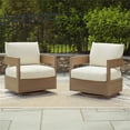 thumbnail image 4 of Signature Design by Ashley Furniture Serene Bay Brown Outdoor Swivel Chair, 4 of 9