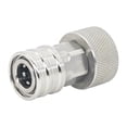 thumbnail image 1 of Adaptador de Manguera de Jardín a Hidrolavadora. Conector de Manguera para Hidrolavadora. Accesorios. Repuestos Profesionales. Acero Inoxidable., 1 of 9