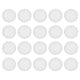 thumbnail image 1 of Uxcell 20 Pcs Moldes de Resina en Forma de Círculo Kit de Colgantes de Silicona para Llaveros, Blanco, 1 of 6