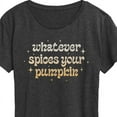 thumbnail image 3 of Instant Message - Fall - Whatever Spices Your Pumpkin - Women's Short Sleeve Graphic T-Shirt, 3 of 6