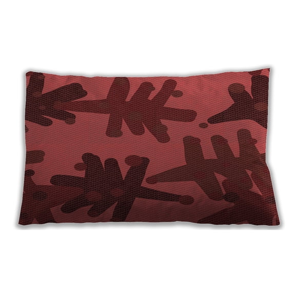 Ahgly Company Indoor Rectangular Contemporary Lumbar Throw Pillow, 13 inch by 19 inch