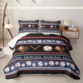 thumbnail image 2 of Erosebridal Vintage Ball Stripe Quilt King,Bat Glove Ball Sports King Coverlet Set For Boys,3pcs, 2 of 7