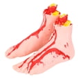 thumbnail image 1 of Pie sangriento, Halloween Cuerpo amputado Horror Halloween Pie roto Halloween Cuerpo amputado Diseño aerodinámico, 1 of 8