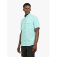 thumbnail image 3 of Chaps Men's and Big Men's Short Sleeve Everyday Performance Chambray Shirt, Sizes S-3XL, 3 of 7