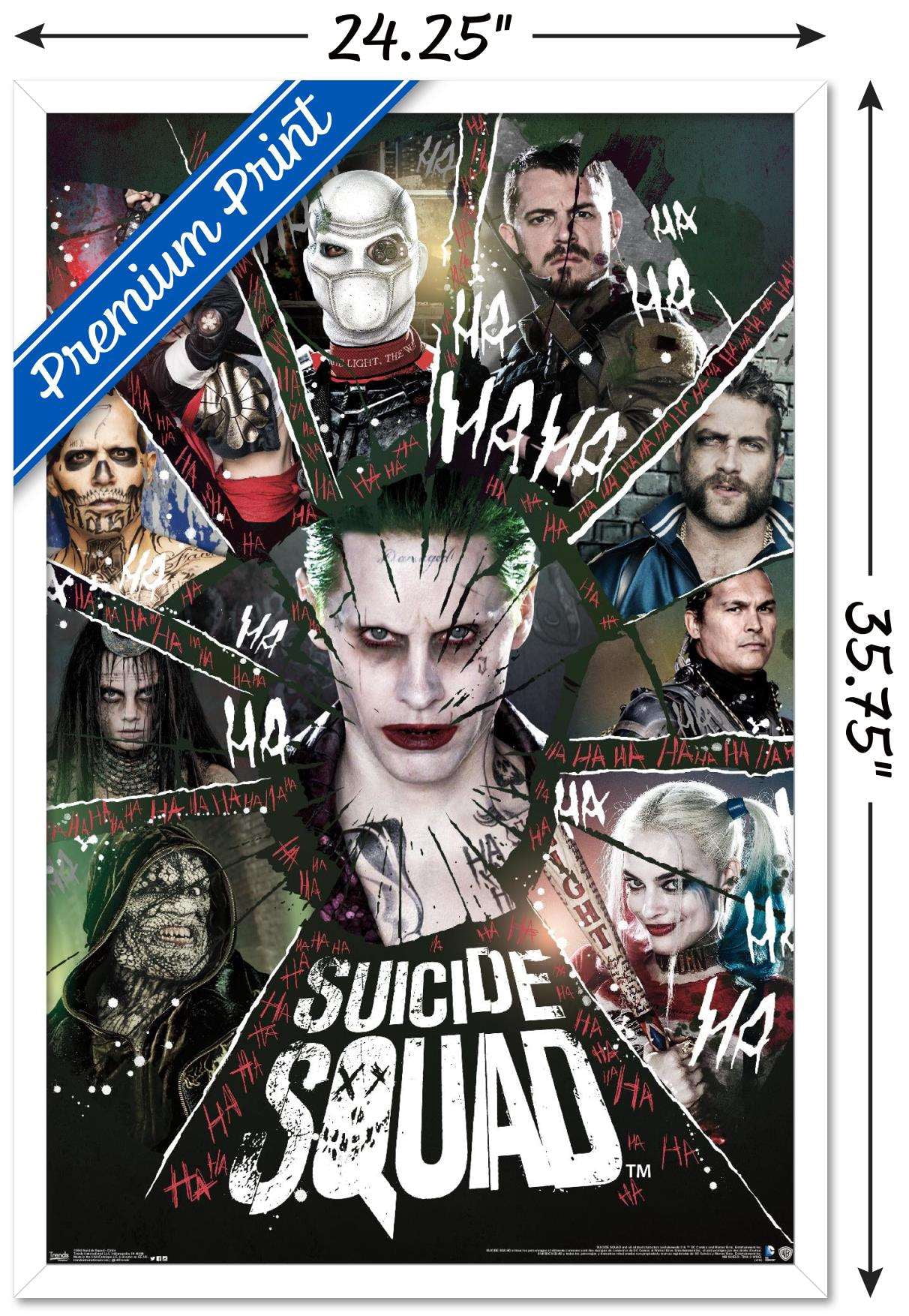 DC Comics Movie - Suicide Squad - Circle Wall Poster, 22.375" x 34", Framed