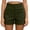 Army Green, variant on Women's Slim-Fit Tailored Work Shorts Casual Office Shorts with Pockets Summer Dressy Shorts for Business Casual