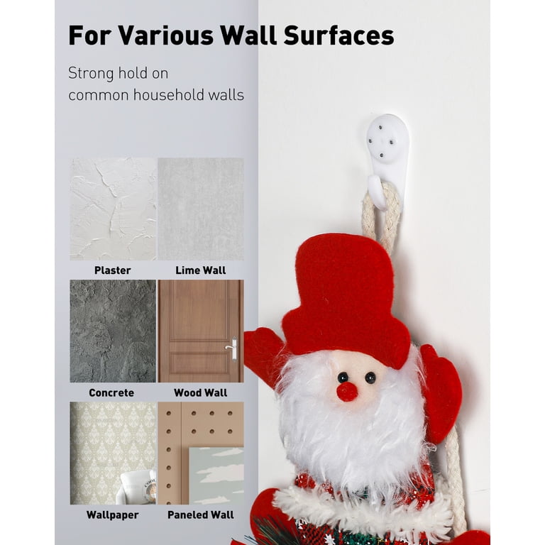 51pcs Non Trace Picture Hooks for Hard Walls,Picture Hanging Hooks,Wall