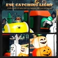 thumbnail image 4 of Gymax 8' Long Inflatable Halloween Train Blow Up Decoration w/LED Lights, 4 of 10