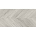thumbnail image 6 of The Tile Life Saxon 24" x 48" Gray Chevron Matte Porcelain Floor and Wall Tile, Case of 2, 6 of 14