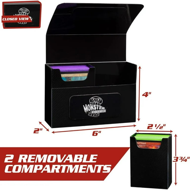 Monster Protectors Double Deck Storage Box with Self-Locking