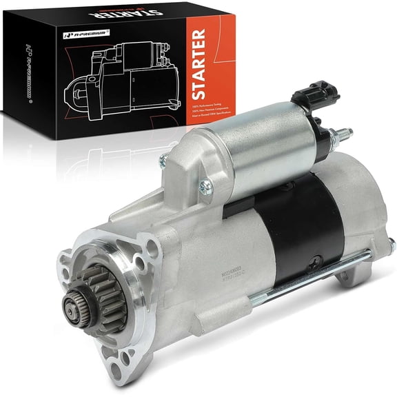 A-Premium Starter Motor Compatible with Chevrolet Malibu 2016, Cruze 2016 & Buick Encore 2016, 1.4L 1.5L, 12V 2.0 KW 17-Teeth Clockwise, Replace# MPA12458