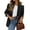 1# Black, variant on Singel Breasted Blazer Womens Button Casual Open Front Long Sleeve Suit Jackets Business Work Office Blazers Khaki 2XL