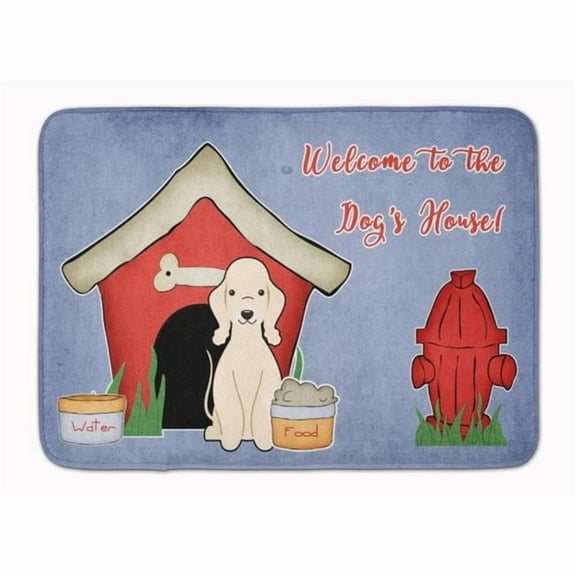 Dog House Collection Bedlington Terrier Sandy Machine Washable Memory Foam Mat