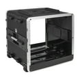 thumbnail image 2 of Sound Town Lightweight 10U PA DJ Rack/Flight/Road Case with 9U Rack Space, ABS Construction, 19 Depth, Retractable Handle, Wheels and Heavy-Duty Latches (STRC-A10UT), 2 of 9