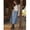 Light Wash, variant on Womens Light Wash High Waist Scalloped Button-Front Denim A-Line Midi Skirt