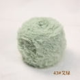 thumbnail image 1 of Zhuge Hilo de chenilla grueso para tejer voluminosos y esponjosos, hilo de chenilla, hilo de felpa suave, 100 g, verde azulado, 1 of 4