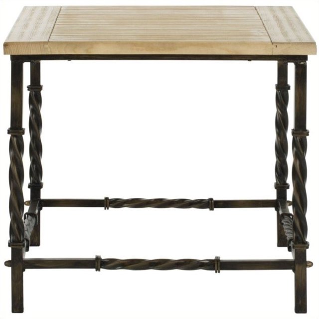 Safavieh Tonya Table d'Appoint en Bois de Sapin
