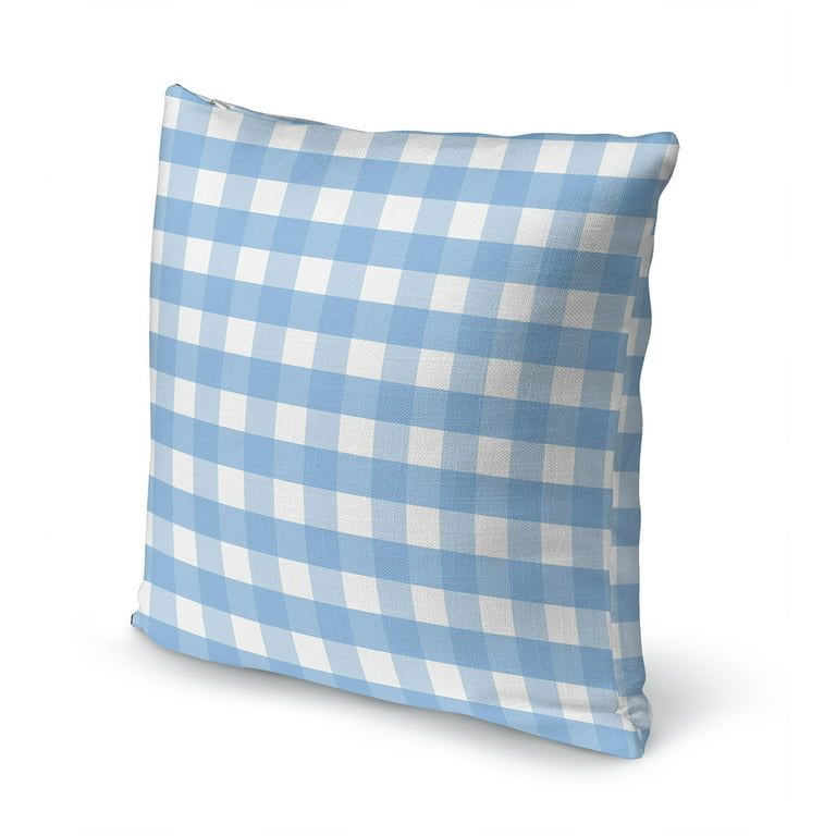 Ticking Blue Accent Pillow by Kavka Designs